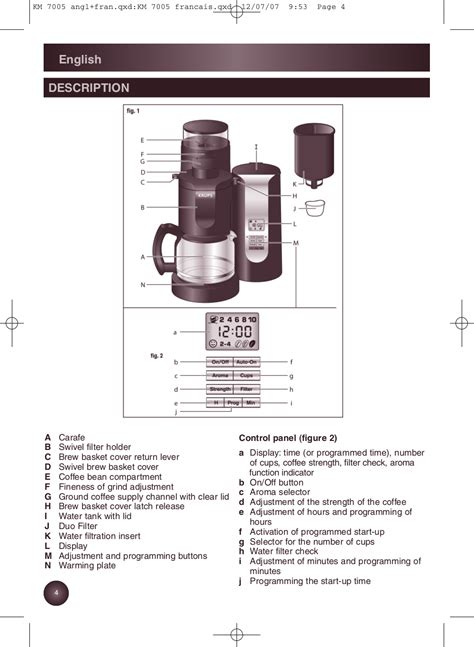 krups coffee maker instructions